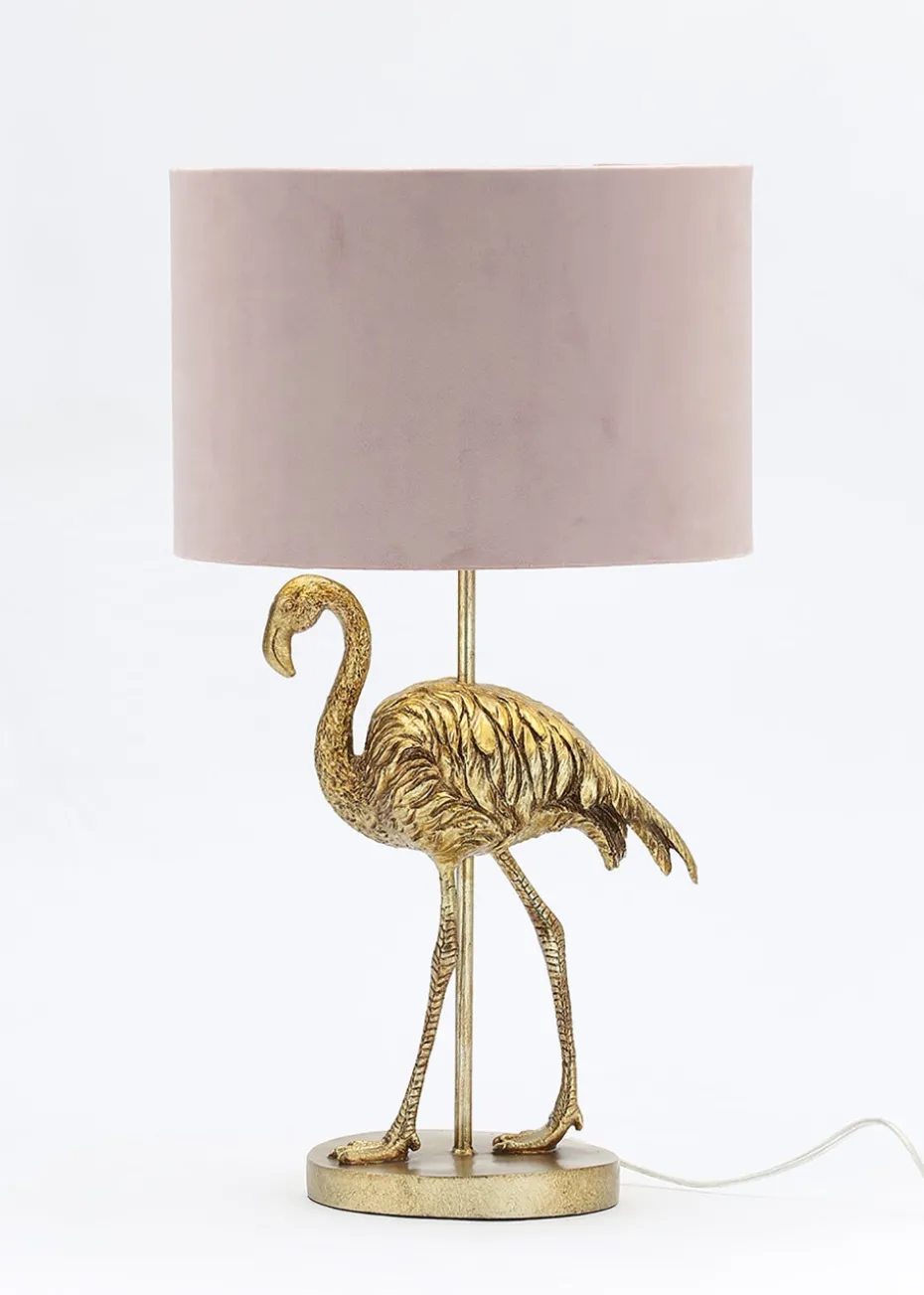 Inlight Gold Flamingo Table Lamp (56cm x 30cm x 30cm)