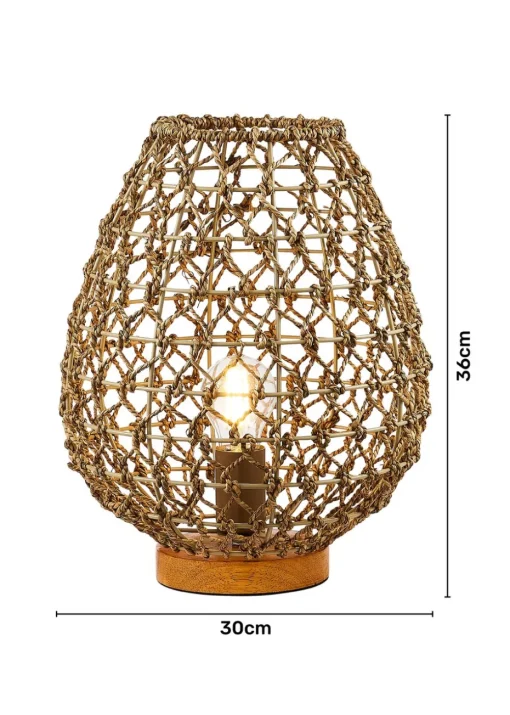 Inlight Natural Vessel Table Lamp (36cm x 30cm)