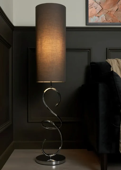 Inlight Sculpted Spiral Floor Lamp (125cm x 25cm x 25cm)