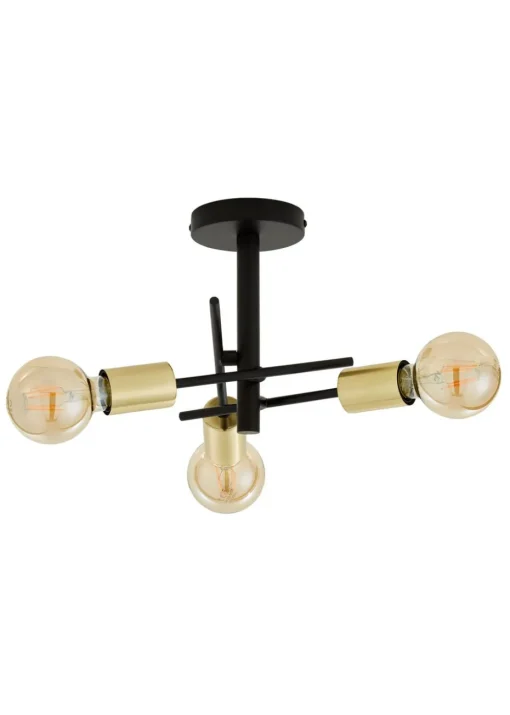 Inlight Tribecca Semi Flush 3LT Ceiling Light (48cm x 48cm x 21cm)