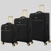 IT Luggage Black Desirable Soft Suitcase