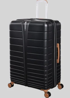 IT Luggage Black Fascinate Hardshell Suitcase
