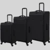 IT Luggage Black Navigator Soft Suitcase
