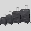IT Luggage Dark Grey Navigator Hard Shell Suitcase