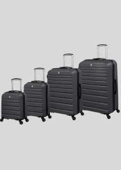 IT Luggage Dark Grey Navigator Hard Shell Suitcase