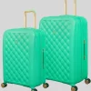 IT Luggage Green Fashionista Hard Suitcase