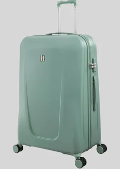 IT Luggage Green Hard Suitcase