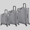 IT Luggage Grey Eco Soft Suitcase