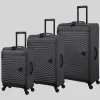 IT Luggage Grey New Soft Suitcase