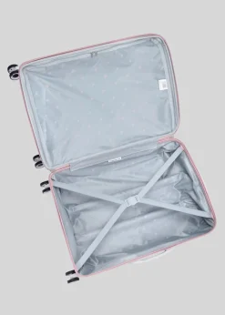 IT Luggage Mauve Quilted Suitcase
