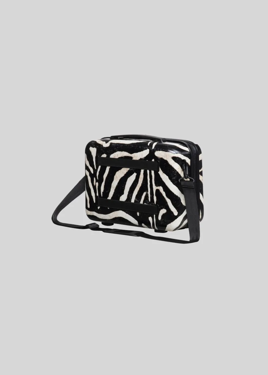 IT Luggage Sheen Zebra Hardshell Vanity