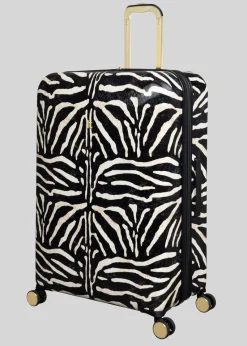 IT Luggage Sheen Zebra Hardshell Suitcase