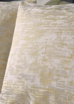 Ivory Jacquard Metallic Duvet Set