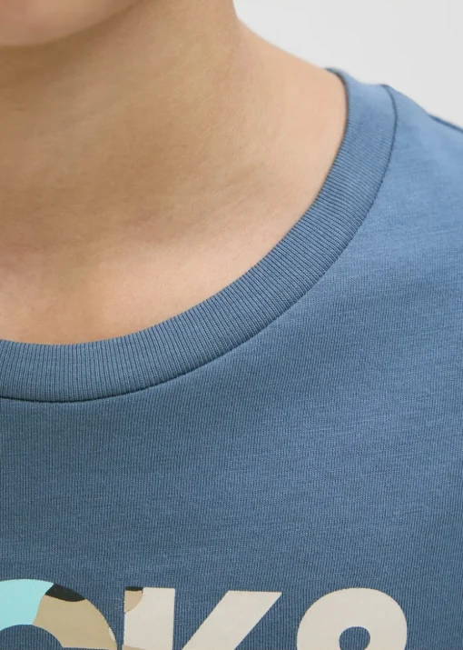Jack & Jones Blue Luke T-Shirt (8-16yrs)