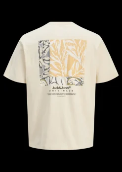 Jack & Jones Boys Cream Printed T-Shirt (8-16yrs)