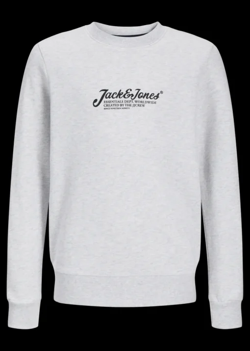 Jack & Jones Boys Grey Marl Sweatshirt (8-16yrs)