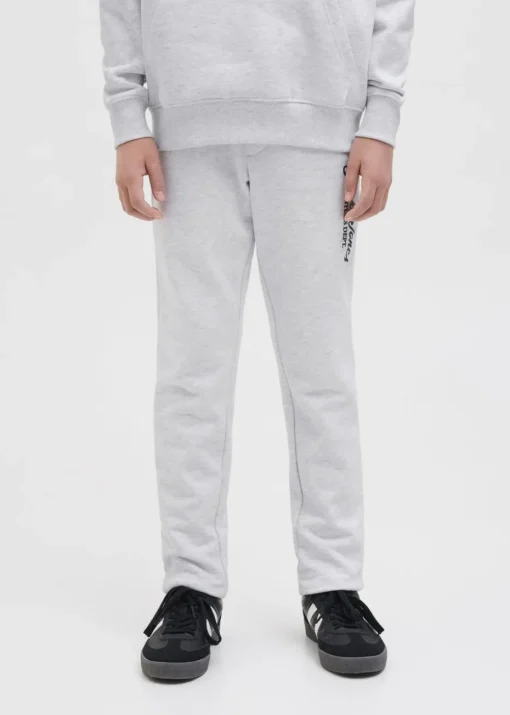 Jack & Jones Grey Slogan Jogging Bottoms