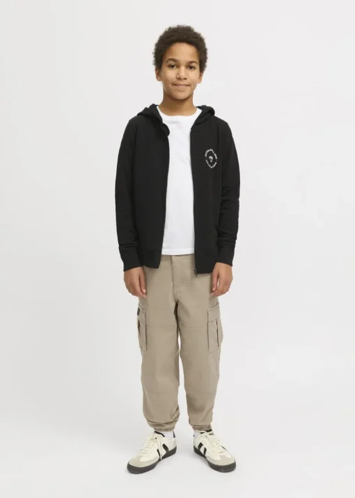 Jack & Jones Kids Beige Cuffed Cargo Trousers (8-16yrs)