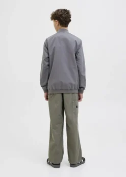 Jack & Jones Kids Grey Rush Bomber Jacket