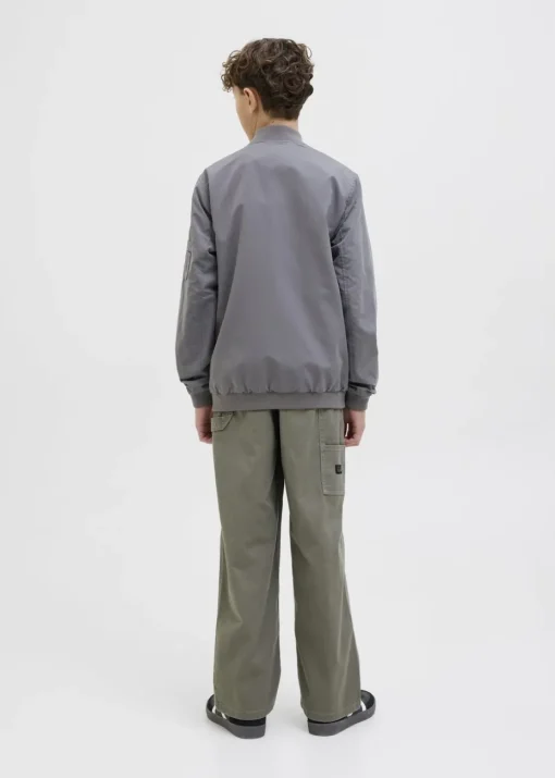 Jack & Jones Kids Grey Rush Bomber Jacket