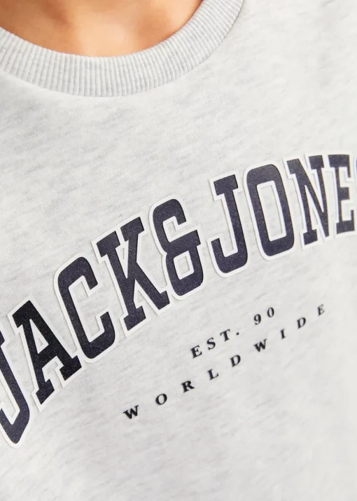 Jack & Jones Kids Grey Varsity Sweatshirt (8-16yrs)