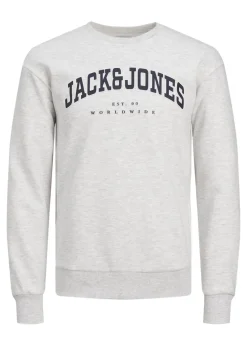 Jack & Jones Kids Grey Varsity Sweatshirt (8-16yrs)