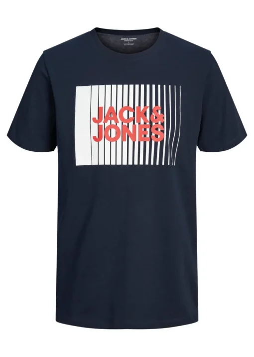 Jack & Jones Kids Navy Logo T-Shirt (6-16yrs)
