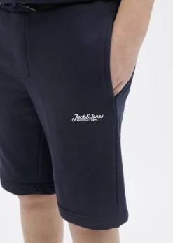 Jack & Jones Navy Jogger Shorts (8-16yrs)
