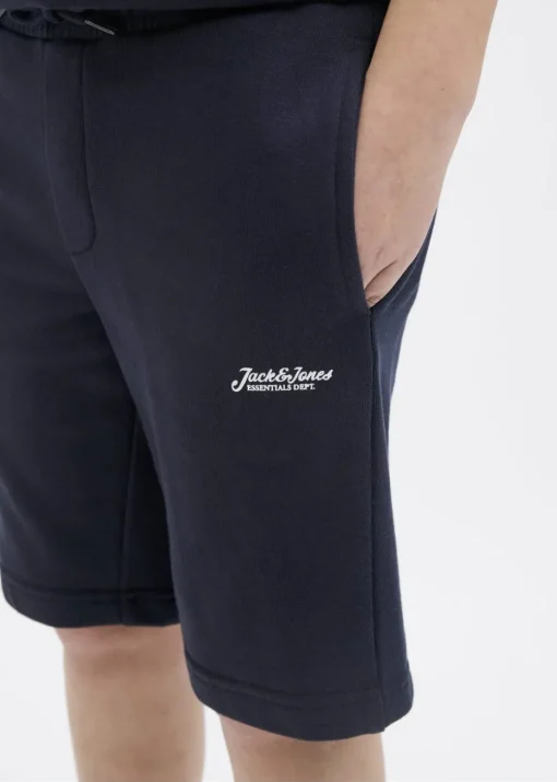 Jack & Jones Navy Jogger Shorts (8-16yrs)