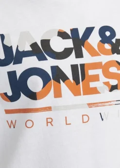 Jack & Jones White Luke T-Shirt (8-16yrs)