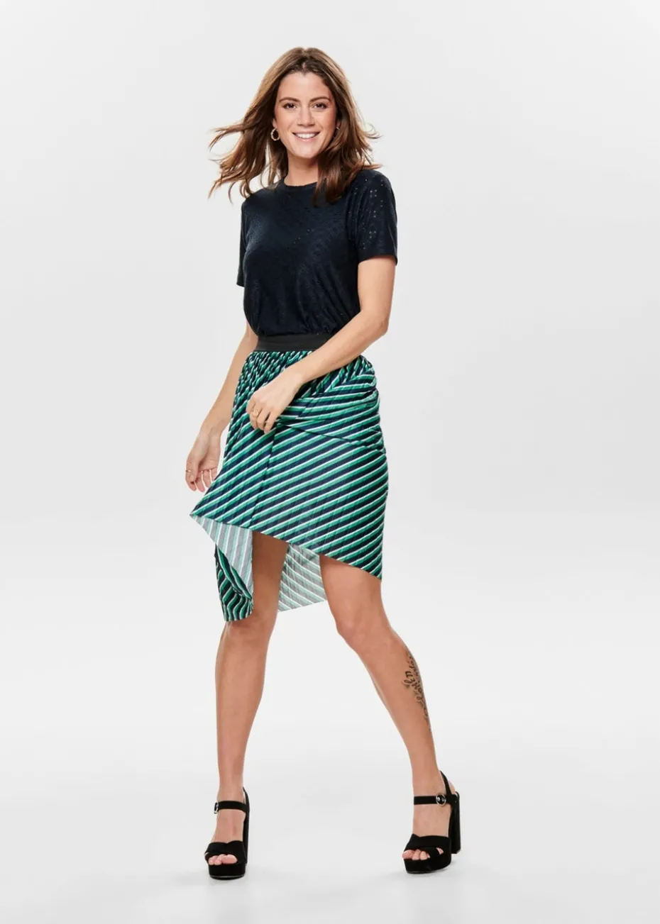 JDY Black Cut Out T-Shirt