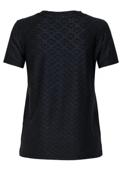 JDY Black Cut Out T-Shirt