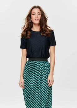 JDY Black Cut Out T-Shirt