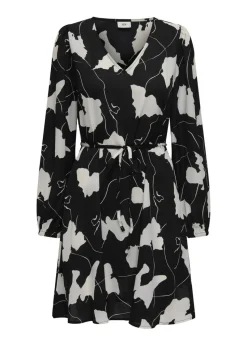 JDY Black Divya Shift Mini Dress