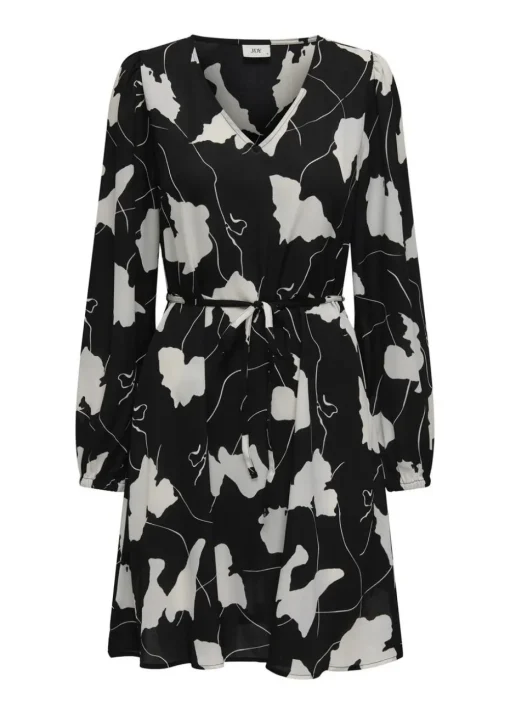 JDY Black Divya Shift Mini Dress