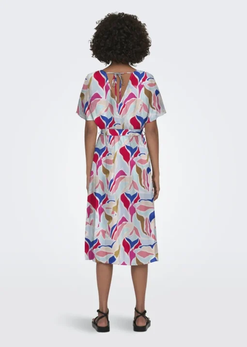 JDY Cream Print Smock Dress