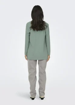 JDY Green Geggo Ruched Blazer