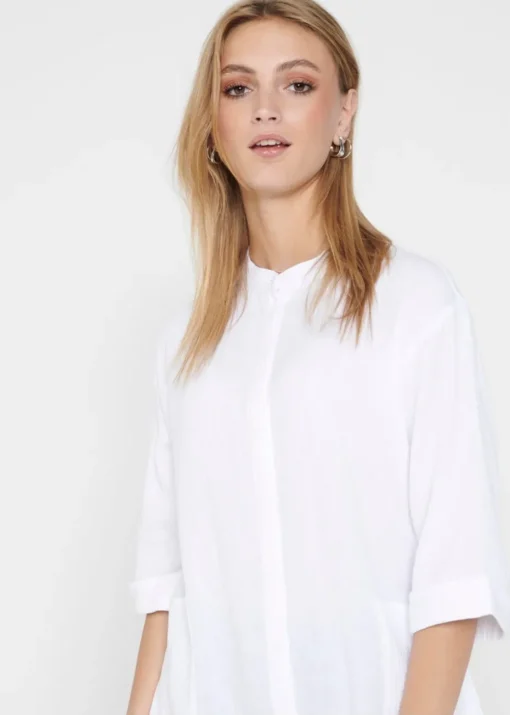 JDY White Shirt Dress