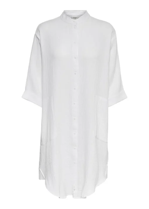 JDY White Shirt Dress