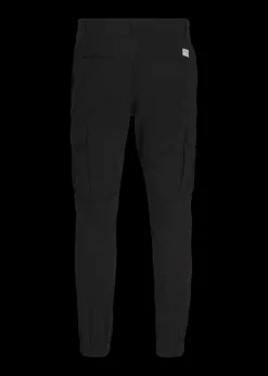 JJ Rebel Black Michael Cargo Trousers