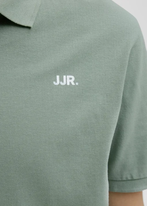 JJ Rebel Green Logo Polo Shirt