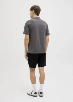 JJ Rebel Grey Logo Polo Shirt