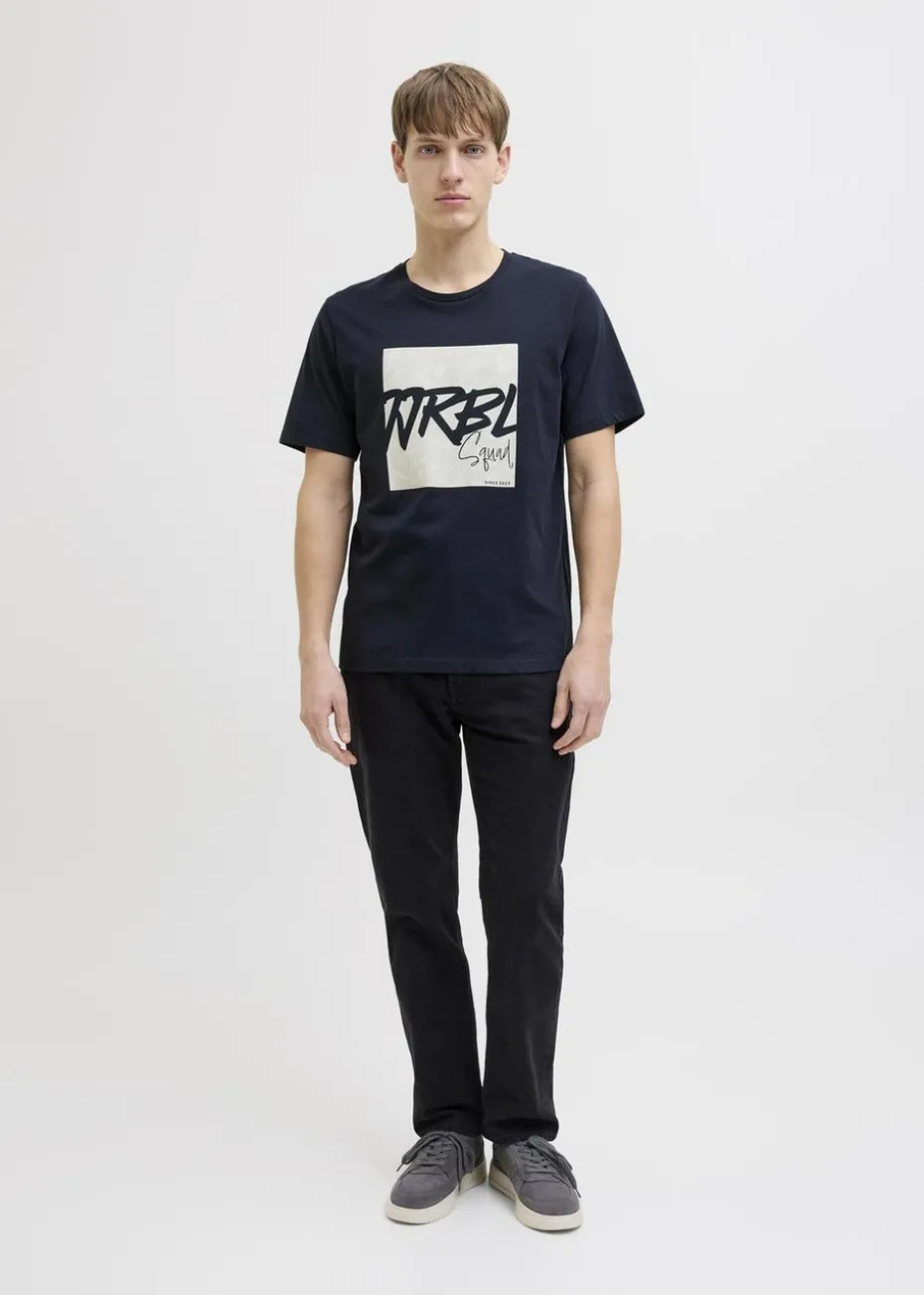 JJ Rebel Navy Bern Logo T-Shirt