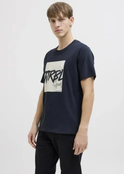 JJ Rebel Navy Bern Logo T-Shirt