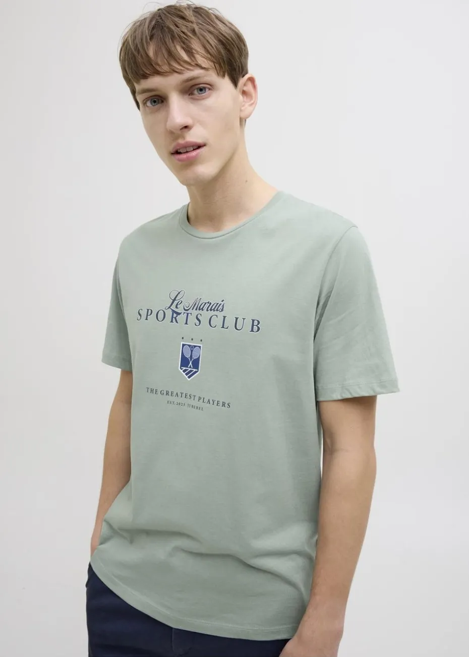 JJ Rebel Sage Sports Slogan T-Shirt