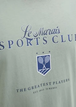 JJ Rebel Sage Sports Slogan T-Shirt