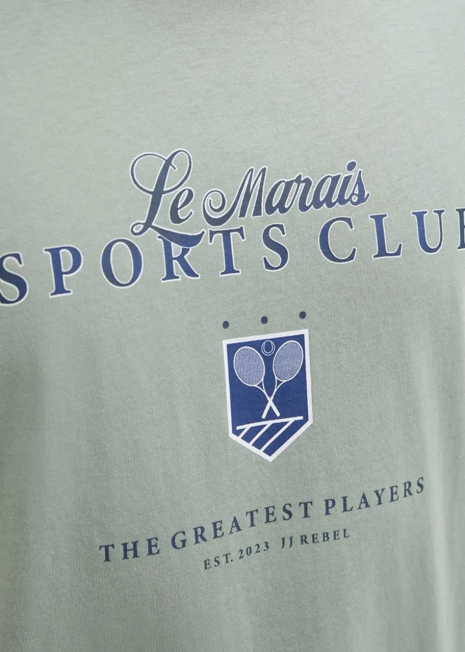 JJ Rebel Sage Sports Slogan T-Shirt