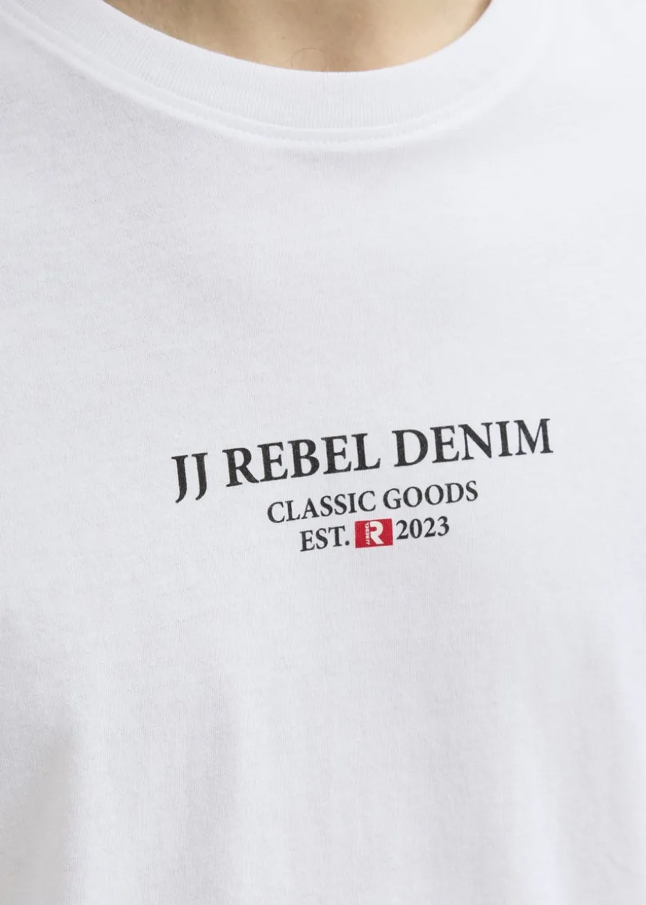 JJ Rebel White Logo T-Shirt