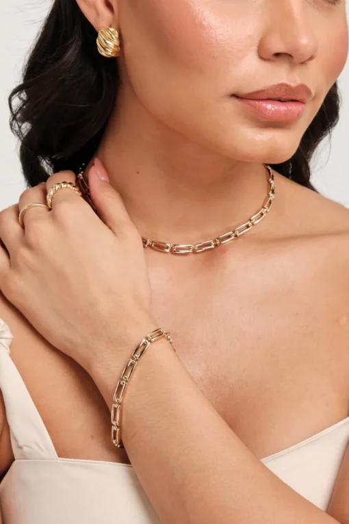 Jon Richard Gold Plated Chain Link Bracelet