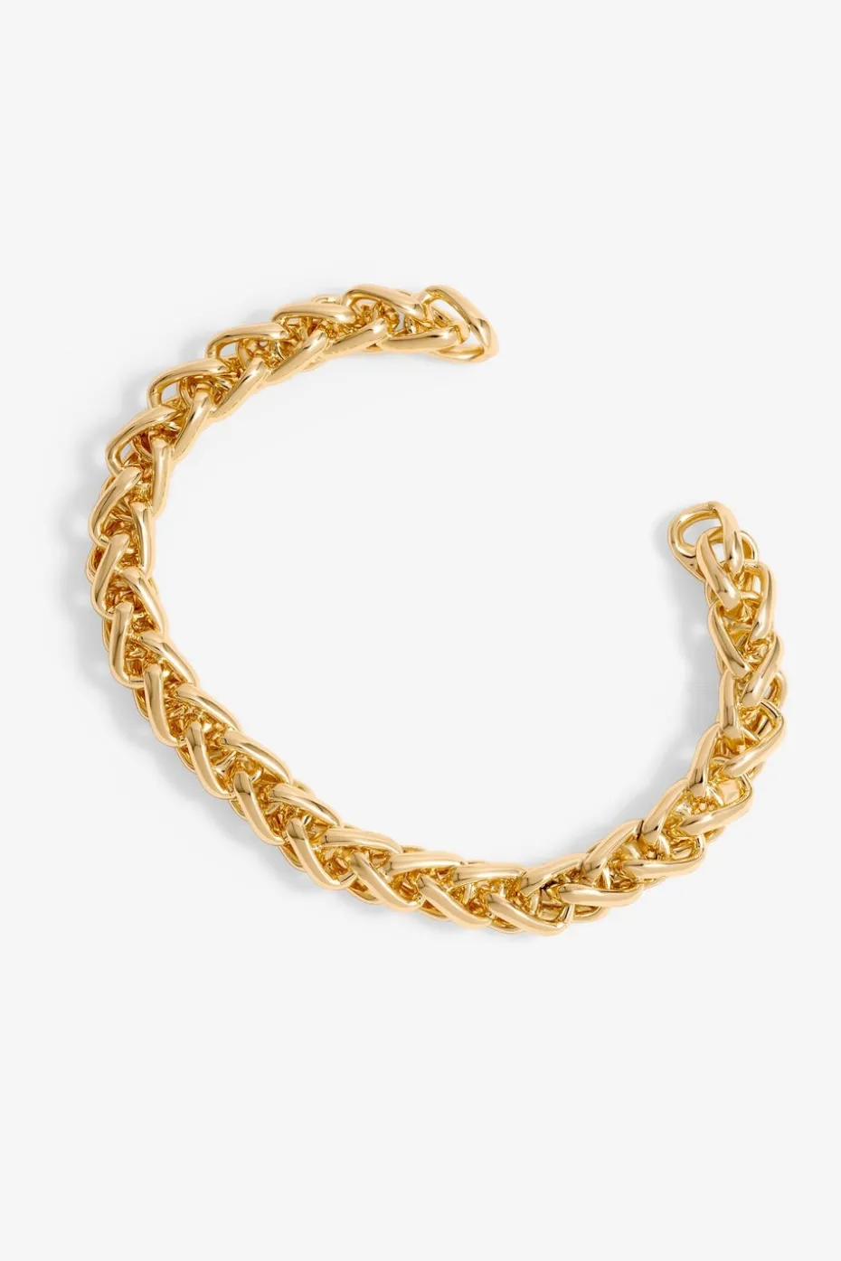 Jon Richard Gold Plated Polished Entwined Cuff